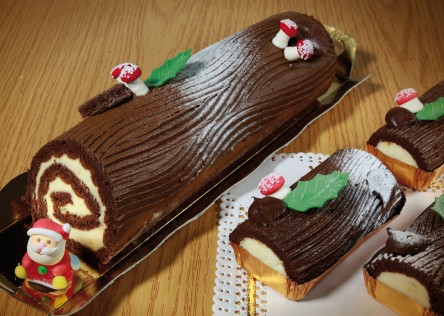 Christmas Log Cakes