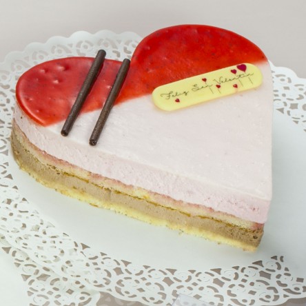 Corazón mousse